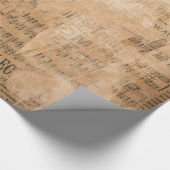 Oude  krant Torn 2 Cadeaupapier (Hoek)