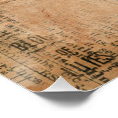 Oude  krant Torn One Perfect Poster (Hoek)