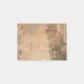 Oude  krant Torn One Post-it® Notes (Voorkant)