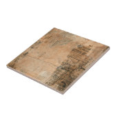 Oude  krant Torn One Tegeltje (Zijkant)