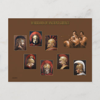 Oude krijgers briefkaart