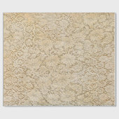 Oude kroeslantaarn Floral Pattern + jouw ideeën Cadeaupapier (Vlak)