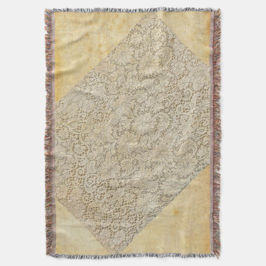 Oude kroeslantaarn Floral Pattern + jouw ideeën Deken (Voorkant Verticaal)