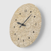 Oude kroeslantaarn Floral Pattern + jouw ideeën Grote Klok (Hoek)