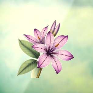 Oude krokus raamsticker
