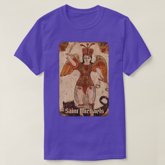 Oude Kunst Aartsengel Sint Michaels T-shirt (Design voorkant)