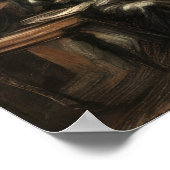 Oude Kunst Beeldhouwstudio Romeins Grieks Poster (Hoek)