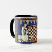 Oude kunst van de Mok van koffie (Voorkant links)