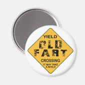 Oude kunstkruising magneet (Voorkant / Achterkant)