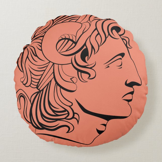 oude kussen met munten (Voorkant)