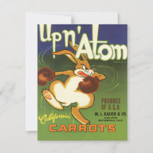 Oude labelkunst bokskabouter, Up n Atom wortels
