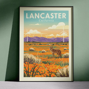 Oude Lancaster Californië Poster