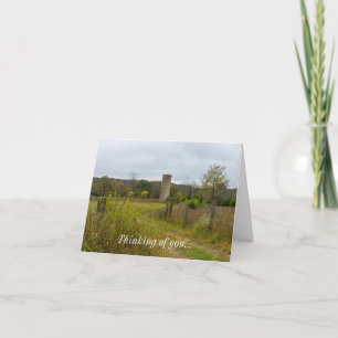 Oude landschap, stil landschap, denken aan je Kaar Kaart