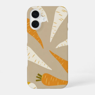 Oude Lange Pastinaak Patroon iPhone 16 Hoesje