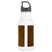 Oude ledertextuur waterfles  (Achterkant)