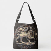 Oude leeuw van Judah Large Cross Body Bag Crossbody Tas (Voorkant)