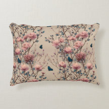 Oude lenterozen met blauwe vlinders