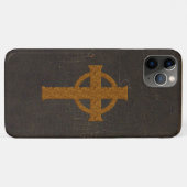 Oude leren kruisprint Case-Mate iPhone case (Achterkant (horizontaal))