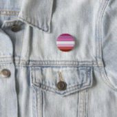 Oude Lesbische Pride Flag Pin/Button Ronde Button 3,2 Cm (In situ)