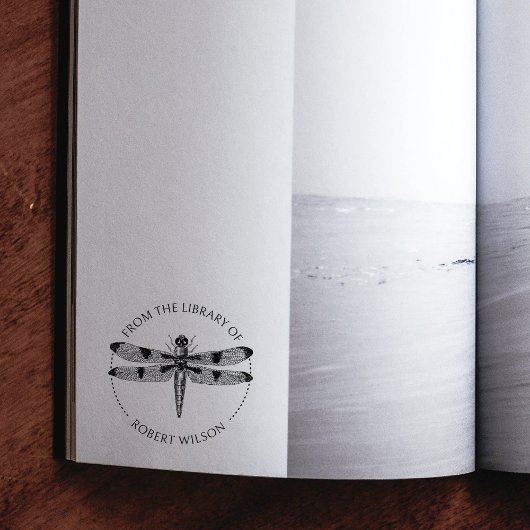 Oude Libelle Boek Uit de Bibliotheek Van Rubberstempel