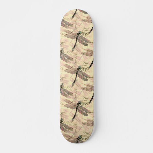 Oude Libelle Print  Skateboard (Voorkant)