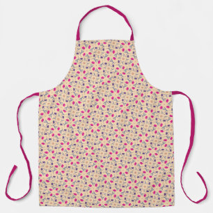 Oude Liberty Bloemen Tekening Cute Meisjesachtig B Schort