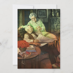 Oude liefde en romantiek, 50-jarig jubileumfeest kaart