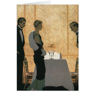 Oude liefde en romantiek, elegant diner voor stel