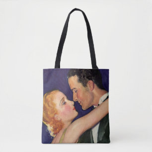 Oude liefde en romantiek, retro Hollywood-films Draagtas