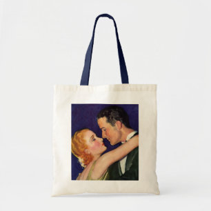 Oude liefde en romantiek, retro Hollywood-films Tote Bag