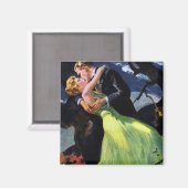 Oude liefde en romantiek, romantische kus magneet (Voorkant / Achterkant)