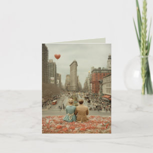 Oude liefde in New York Notitiekaartje