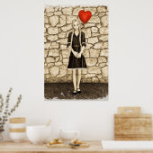 Oude liefde poster (Keuken)