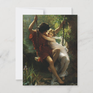 Oude liefde, romantiek, romantisch, bewaar de datu kaart