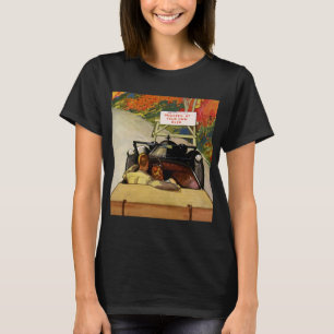 Oude liefde, weg afgesloten, ga verder op eigen ri t-shirt