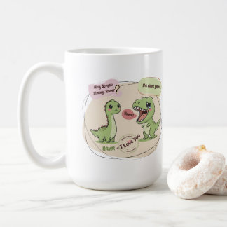 Oude liefdestaal. 🦖☕✨ koffiemok