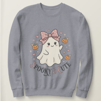 Oude lieve spookboog Halloween-afbeelding Trui