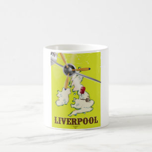 Oude Liverpool Reisposter Koffiemok