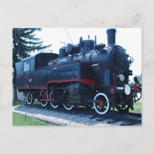 Oude locomotief briefkaart
