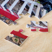 Oude locomotief legpuzzel (Zijkant)