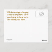 OUDE LOGVULSTATION & AUTO ~NOSTALGIC Briefkaart! Briefkaart (Achterkant)