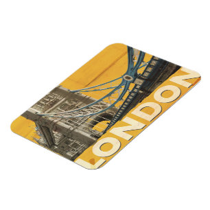 Oude Londense Poster Magneet