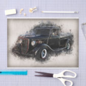 Oude  loskoppeling van vrachtwagens tissuepapier (Craft)