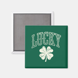 Oude Lucky Clover St. Patrick's Dag Magneet