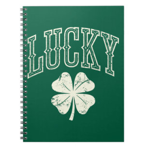 Oude Lucky Clover St. Patrick's Day Notitieboek