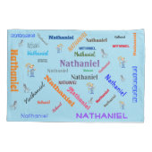 Oude MacDonald's Boerderij Word Cloud Name Collage Kussensloop (Achterkant-Links)