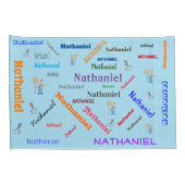 Oude MacDonald's Boerderij Word Cloud Name Collage Kussensloop (Achterkant-Rechts)