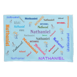 Oude MacDonald's Boerderij Word Cloud Name Collage Kussensloop