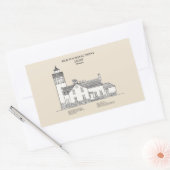 Oude Mackinac Point Light - Michigan - SBD Rechthoekige Sticker (Envelop)