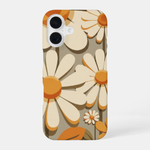 Oude madeliefjes met ronde bloemblaadjes iPhone 16 hoesje